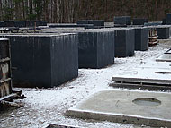 Plac produkacja szamb betonowych Katowice